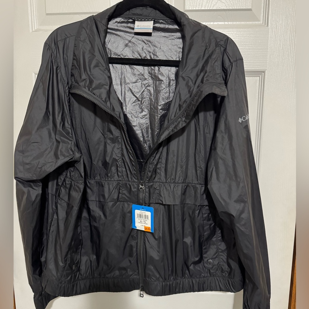 Columbia Black Windbreaker Jacket